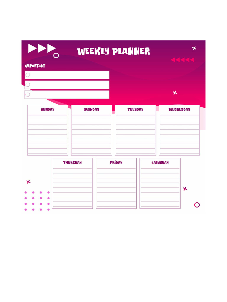 Free Printable Weekly Calendar Templates 40315.Png PDF