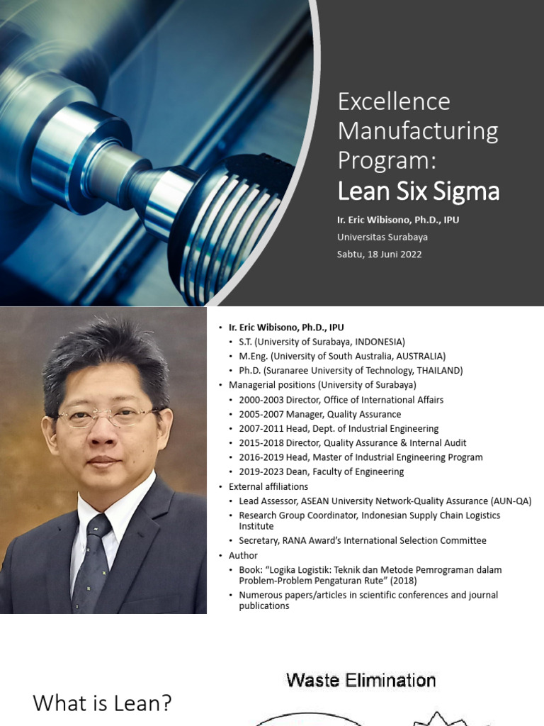 Lean Six Sigma Overview at USL Ubaya | PDF | Lean Manufacturing ...