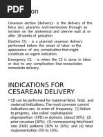 LSCS: Definition, Types, and Indications | PDF | Caesarean Section ...