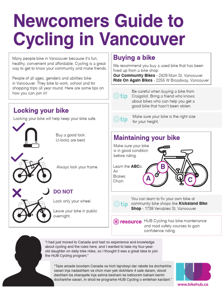 Newcomers Guide To Cycling | PDF | Cycling Infrastructure | Sustainable ...
