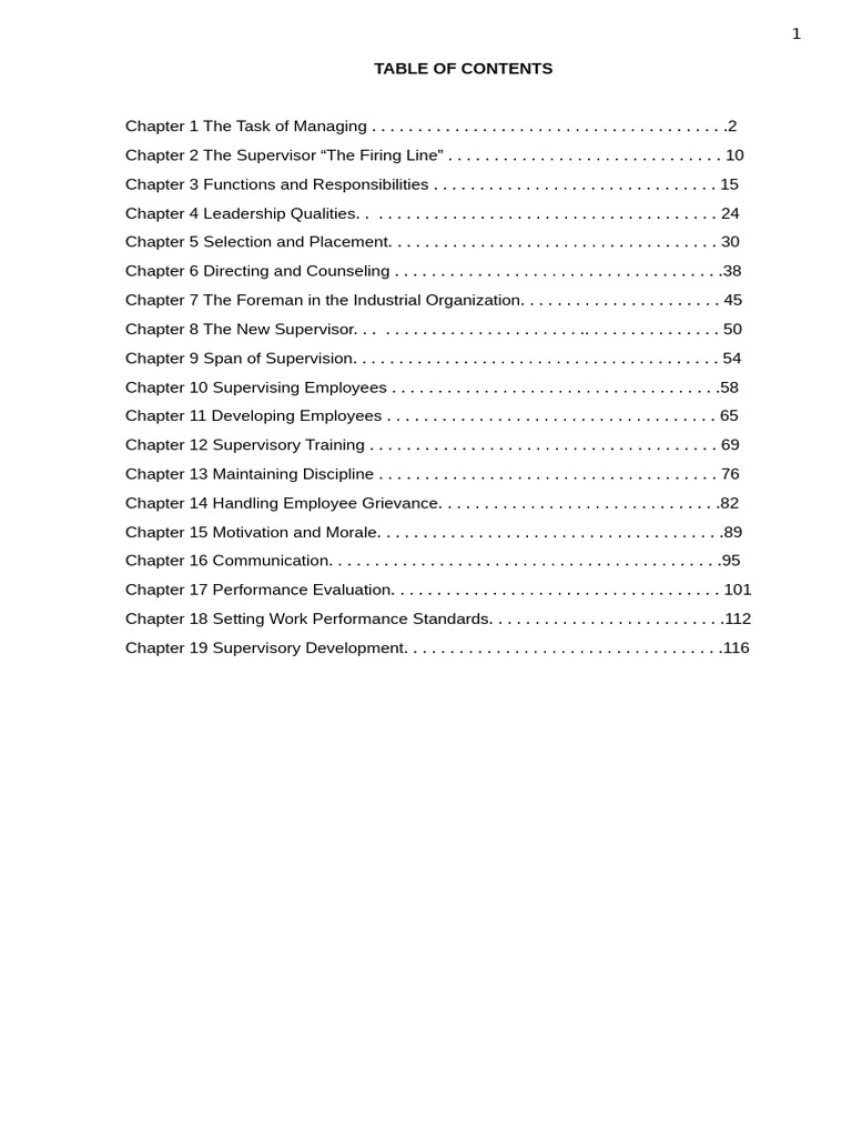 Effective Shop Supervision Strategies | PDF | Performance Appraisal ...