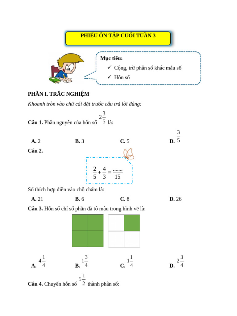 Bai Tap Cuoi Tuan Toan Lop 5 Ket Noi Tri Thuc Tuan 3 | PDF