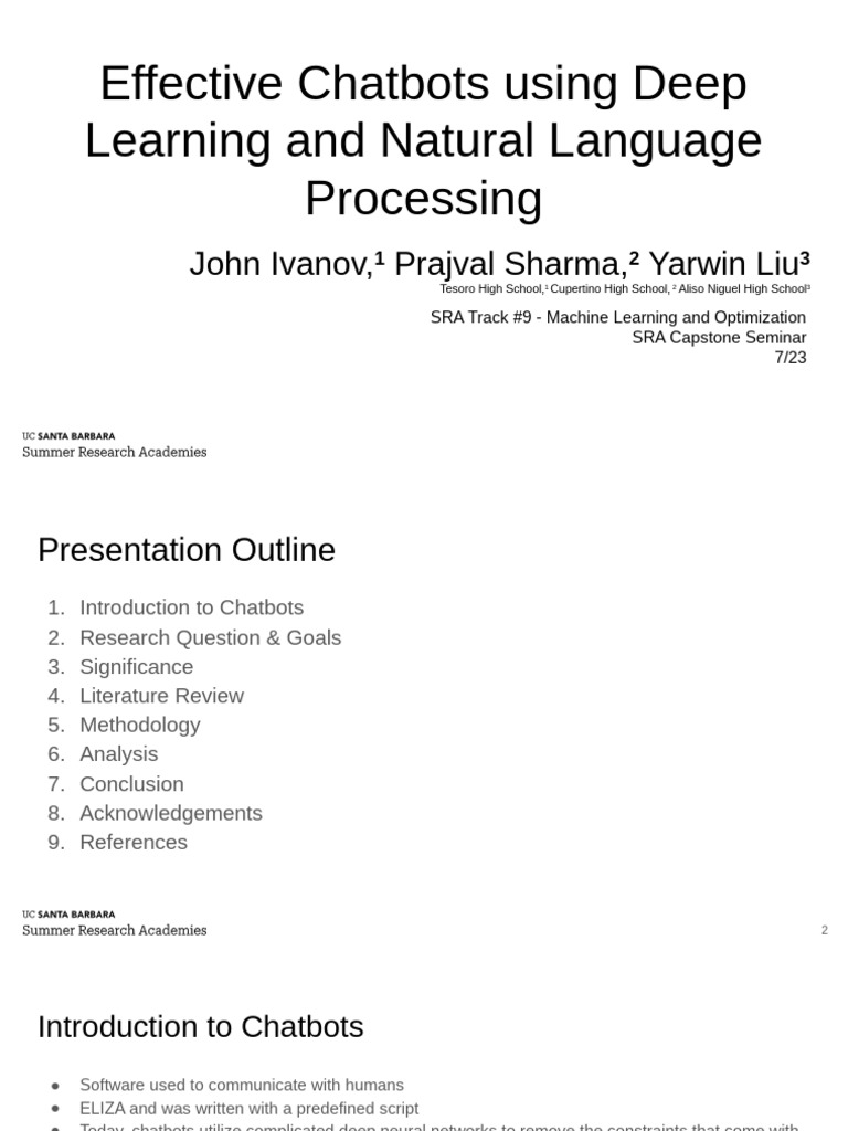 Final Presentation | PDF | Computing | Artificial Intelligence