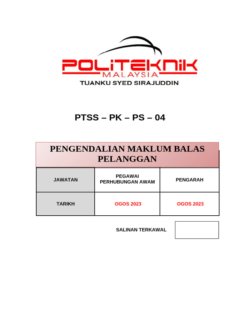 PTSS PK PS 04-Done | PDF