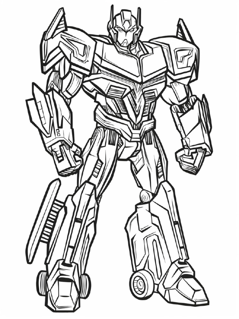 Transformer-Coloring-Pages-2 | PDF