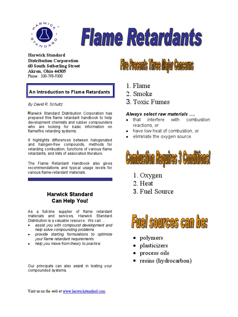Flame Retardants | PDF | Smoke | Combustion
