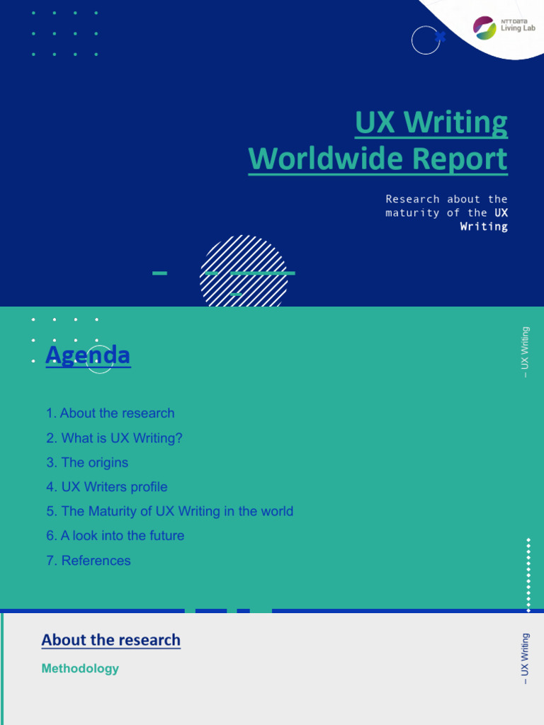 Global UX Writing Maturity Report | PDF | Methodology | Human Communication