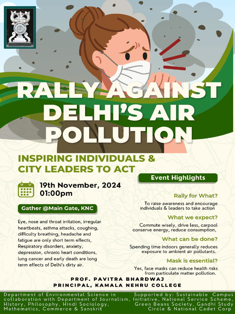 Rally Against Delhi's Air Pollution | PDF