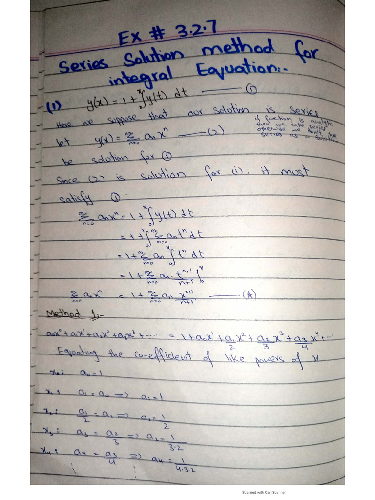 Integral Equation After Mids | PDF