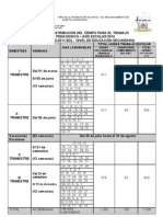 Propuesta de Distribución Del Tiempo Secundaria