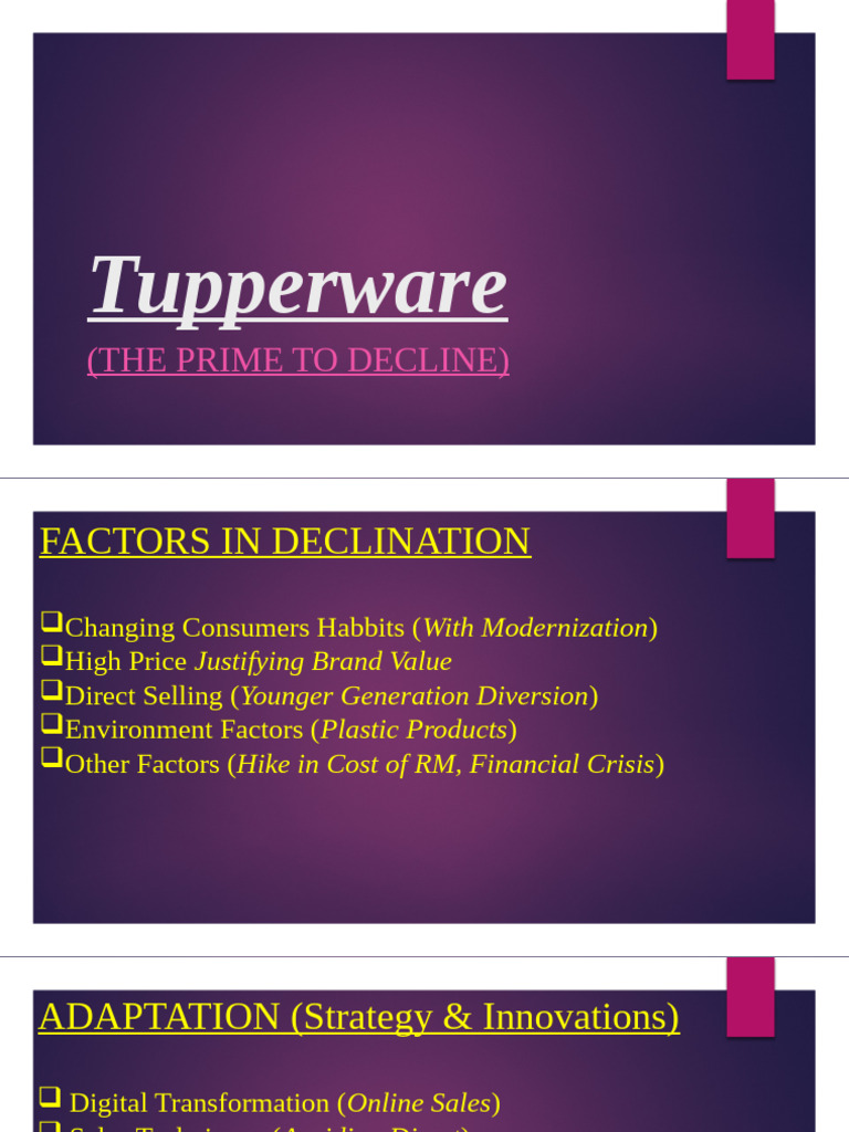 Tupperware TAP02 | PDF | Social Science