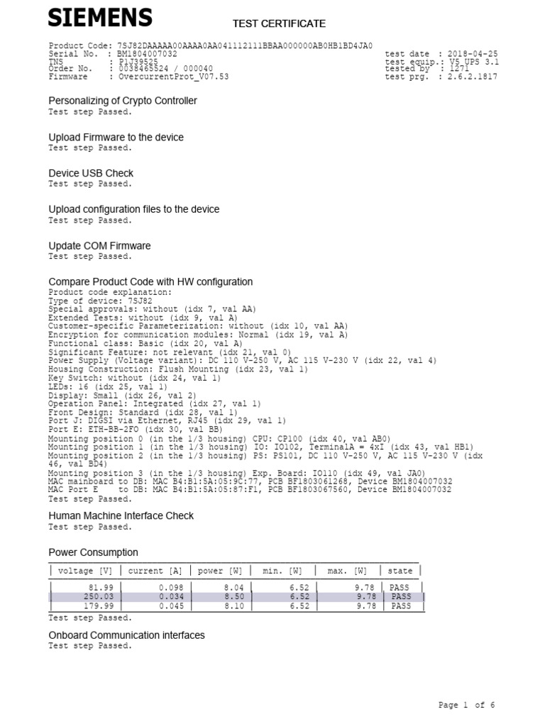 Report 7SJ82 | PDF | Manufactured Goods | Computer Science