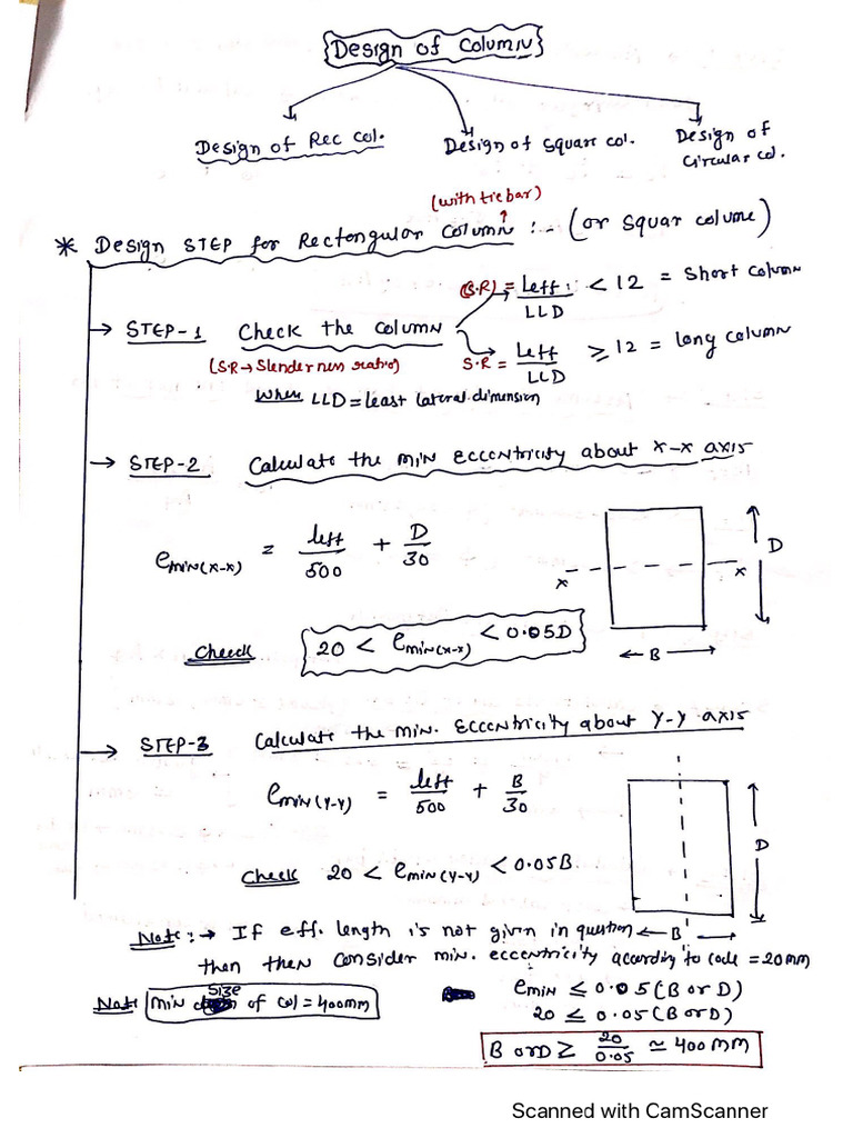 Design of Column | PDF