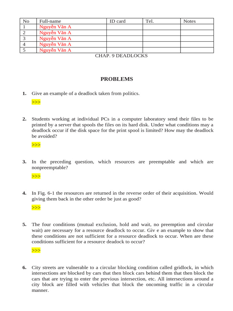 Understanding Deadlocks in Systems | PDF | Concurrency (Computer ...