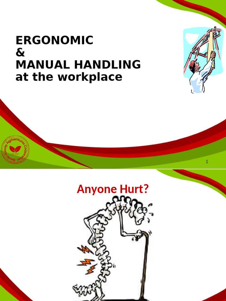 Ergonomics in Manual Handling Safety | PDF | Human Factors And ...
