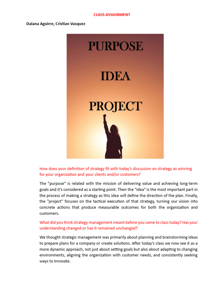 Class Assignment | PDF