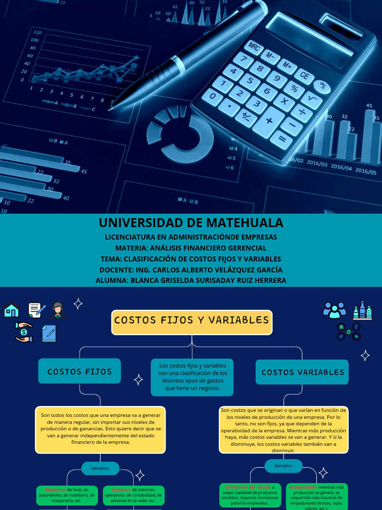 Clasificación de Costos Fijos y Variables | PDF | Business | Economias