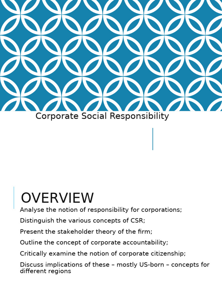 Understanding Corporate Social Responsibility | PDF | Corporate Social ...