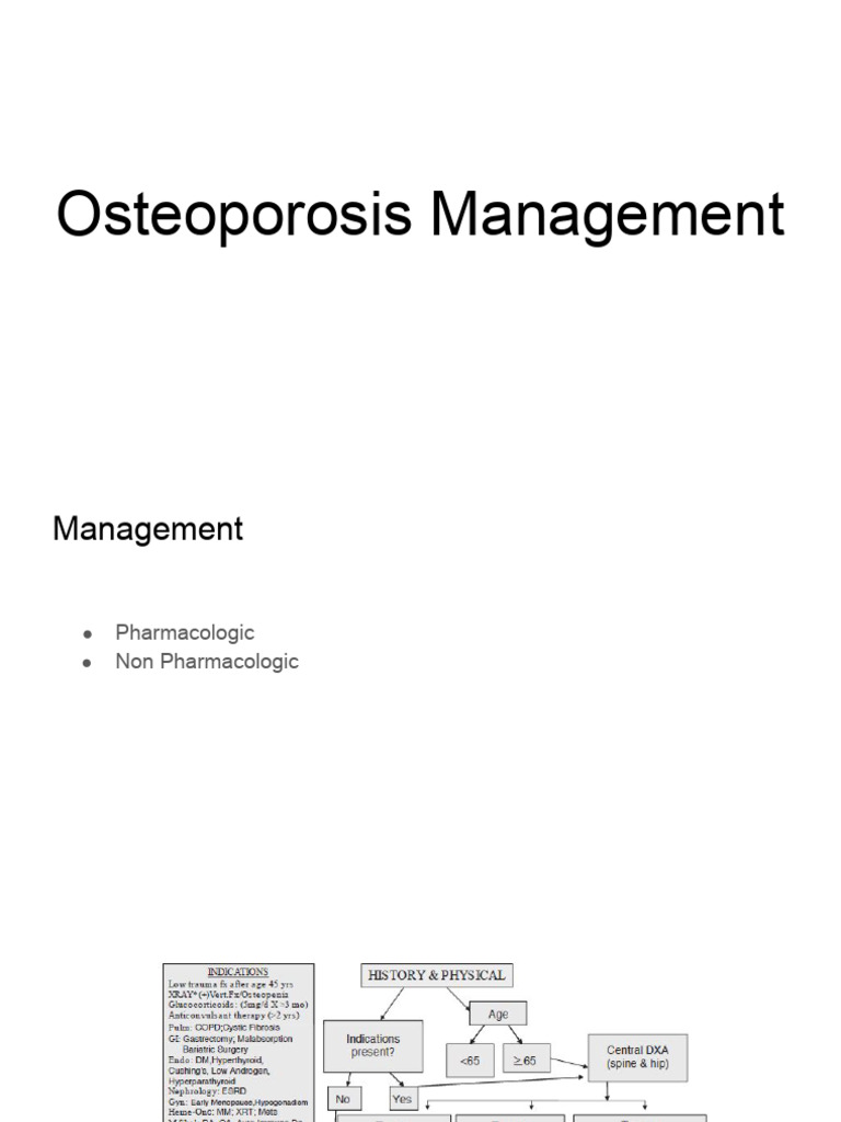 Osteoporosis Treatment and Management Guide | PDF | Osteoporosis | Bone