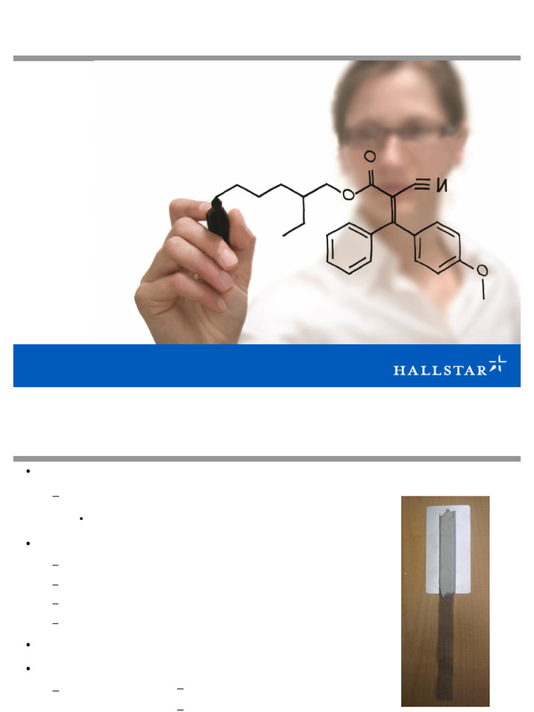 Hallstar Ester Plasticizers in SMP Sealants | PDF | Polymers | Applied ...