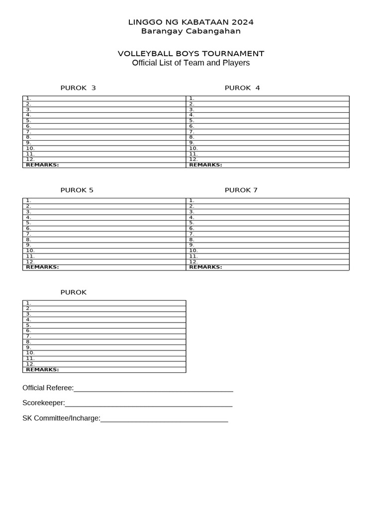 score sheet volleyball PDF