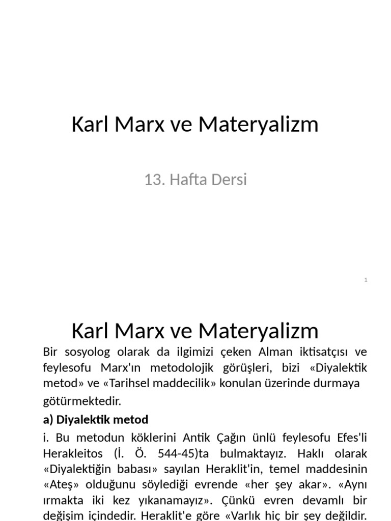 Marx | PDF