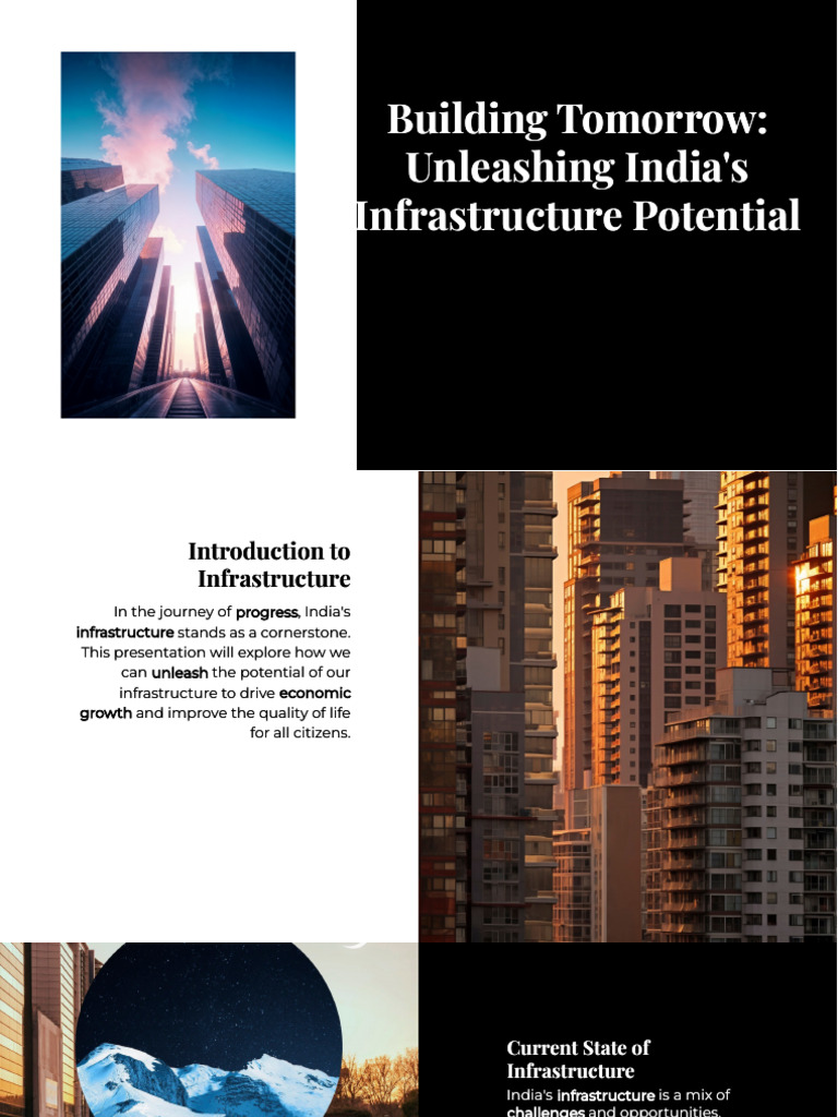 Slidesgo Building Tomorrow Unleashing Indias Infrastructure Potential ...