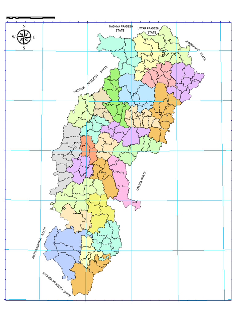 Sakti District Tehsil Map Overview | PDF
