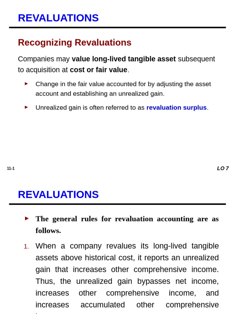 Revaluation Accounting Guidelines | PDF | Depreciation | Fair Value