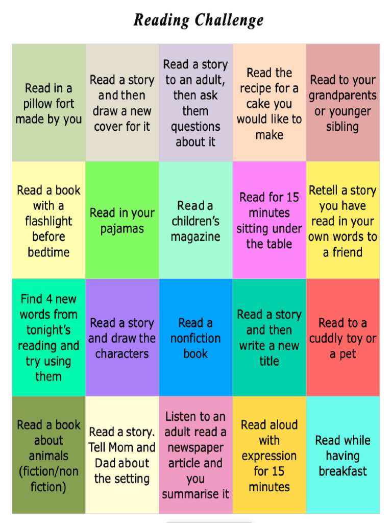 Reading Challenge | PDF