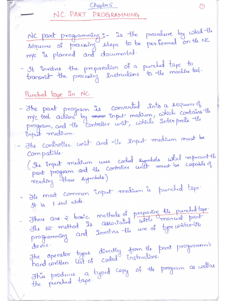 NC Programing | PDF