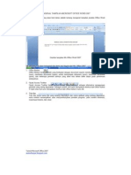 Mengenal Tampilan Microsoft Office Word 2007