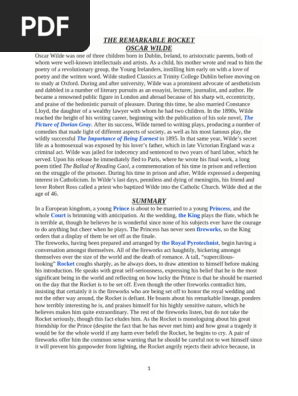 SHORT STORIES REMARKABLE ROCKET