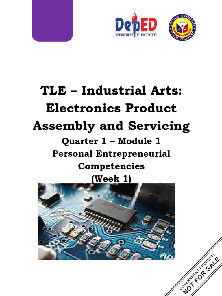 1_Q1 TLE Electronics | PDF | Entrepreneurship | Learning