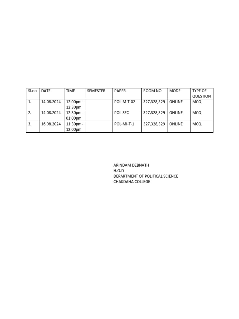 political-science-2nd-sem-internal-exam-schedule-2024-pdf