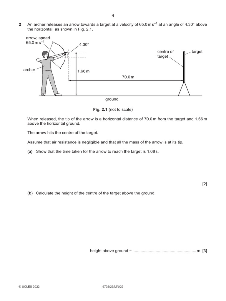AS & A Level Physics 9702 - 23 Paper 2 AS Level Structured Questions ...