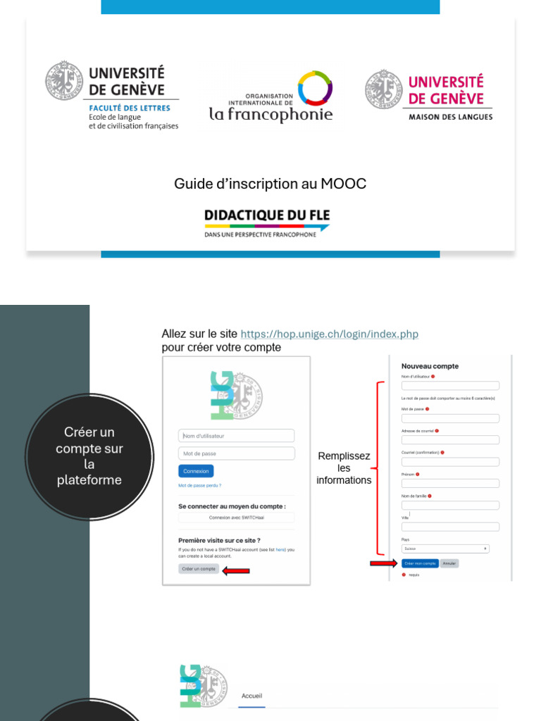 Inscription au MOOC sur Moodle HOP | PDF | Évolution de carrière | Affaires
