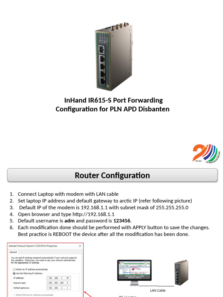 Inhand Ir615 S | PDF | Ip Address | Computer Network