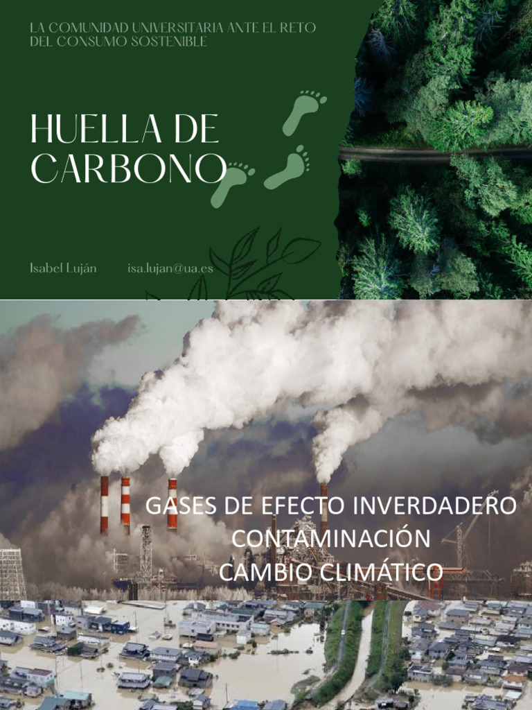 Huella de Carbono y Sostenibilidad Universitaria | PDF | Gases de ...