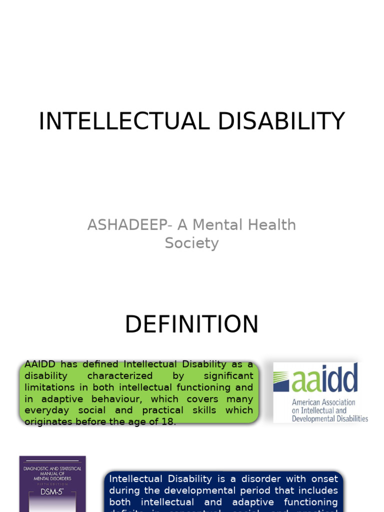 Understanding Intellectual Disability | PDF | Intellectual Disability ...