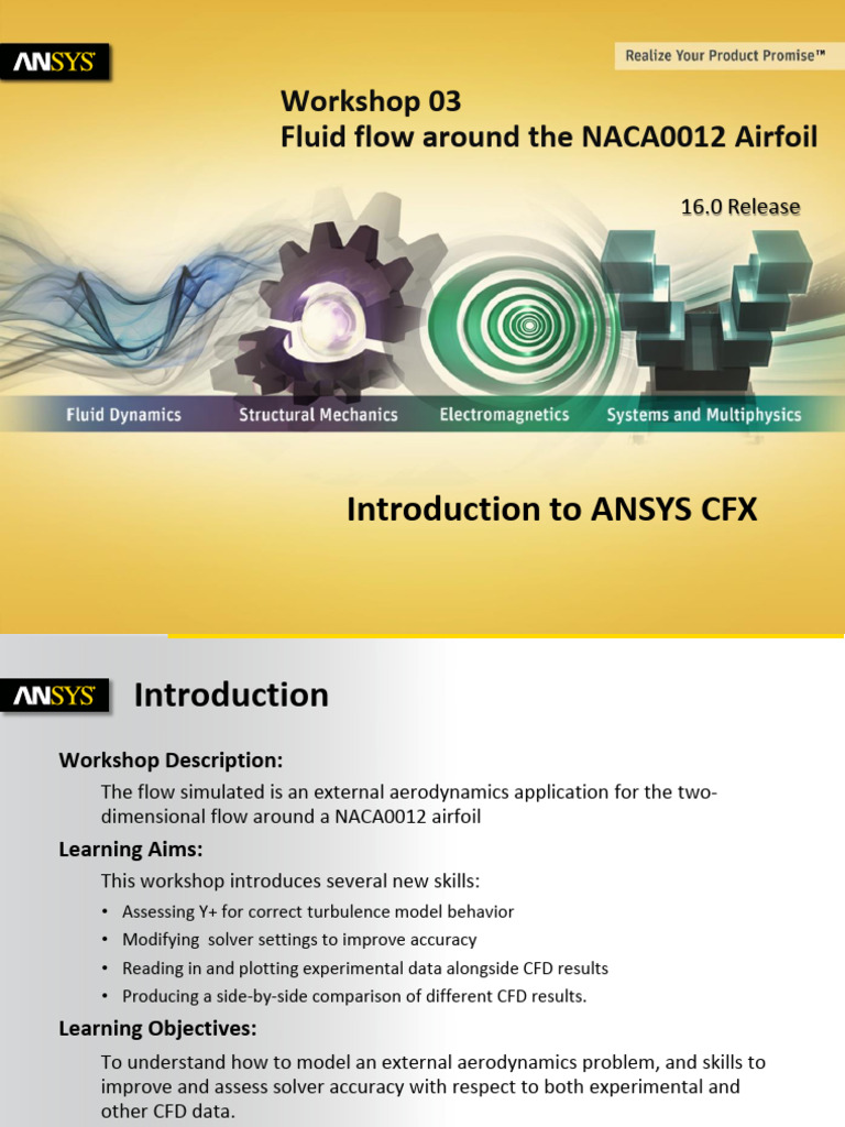 NACA0012 Airfoil CFD Workshop Guide | PDF | Computational Fluid ...