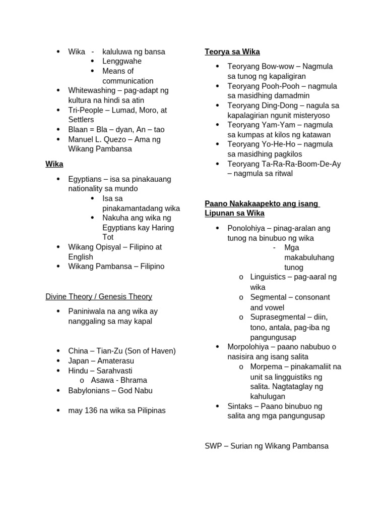 Fil101a Midterms Reviewer | PDF