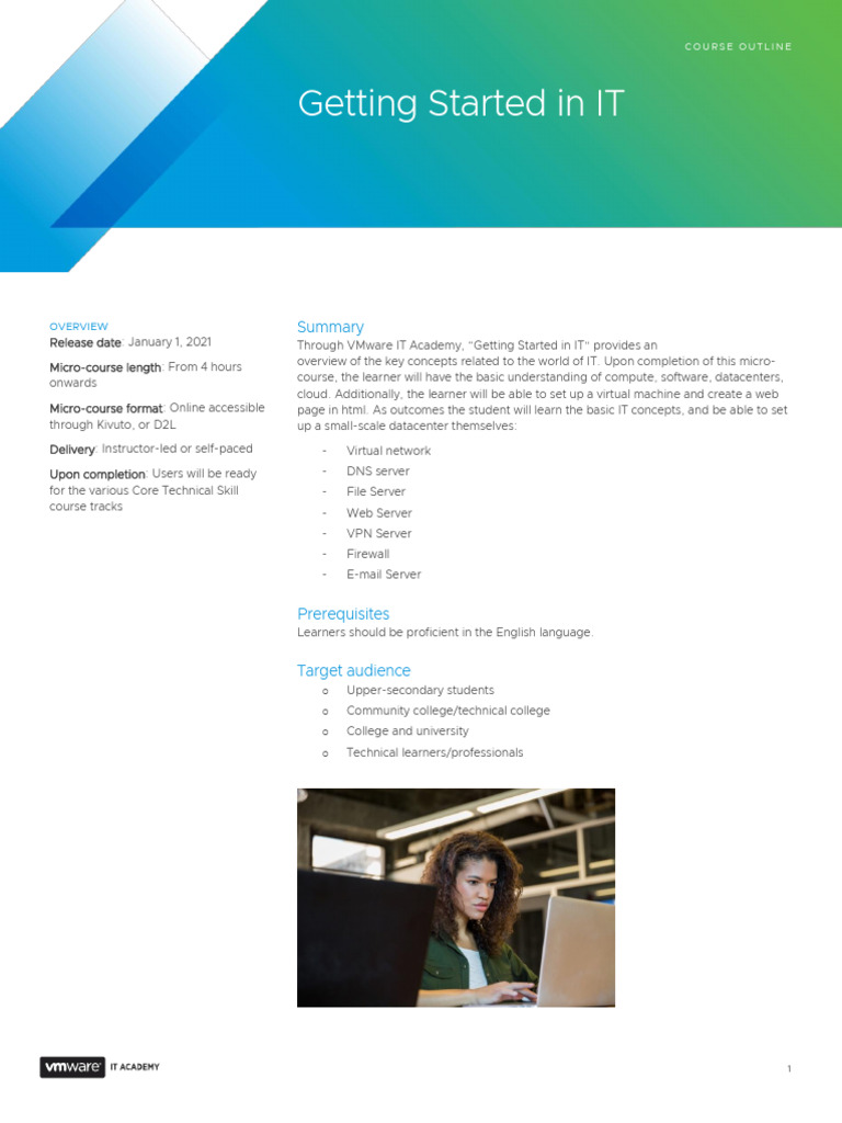 Vmware Course Outline Getting Started | PDF | Security | Computer Security