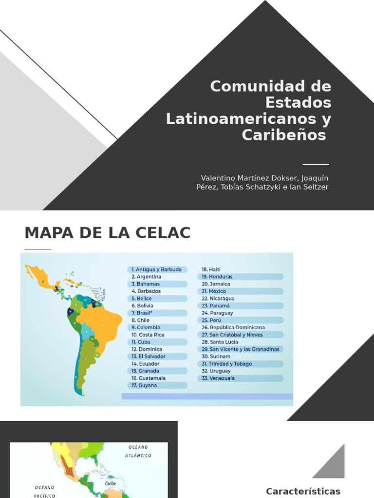 Características y Desafíos de la CELAC | PDF | America latina | Comercio