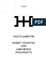 Nesta Webster-Secret Societies and Subversive Movements