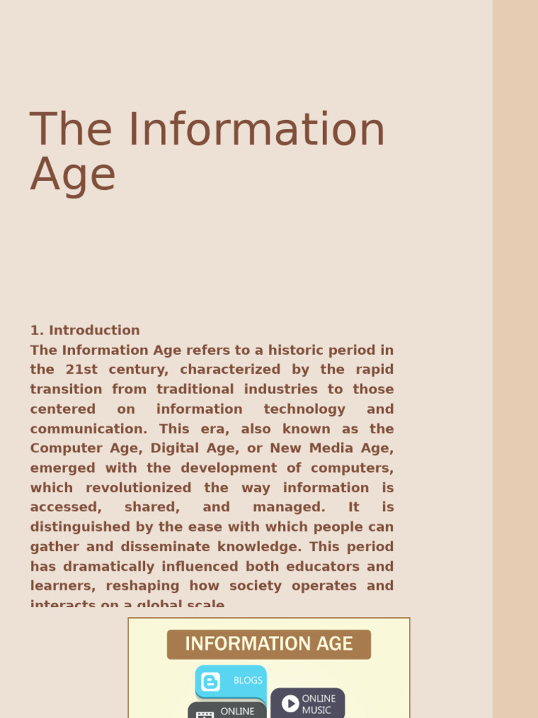 Evolution of Computers in the Information Age | PDF | Personal ...