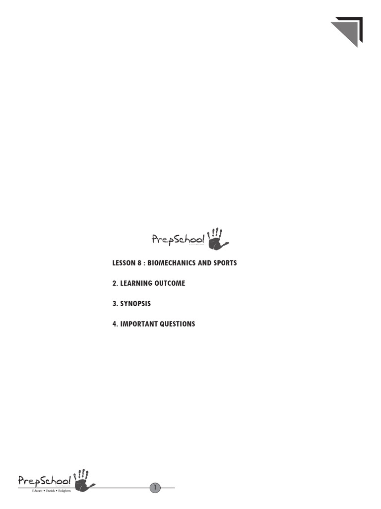 Biomechanics in Sports: Key Principles | PDF | Anatomical Terms Of ...