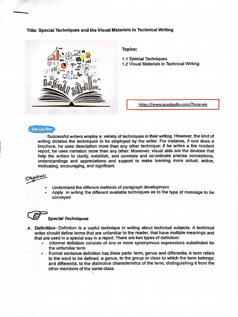 Special Techniques and The Visual Materi | PDF