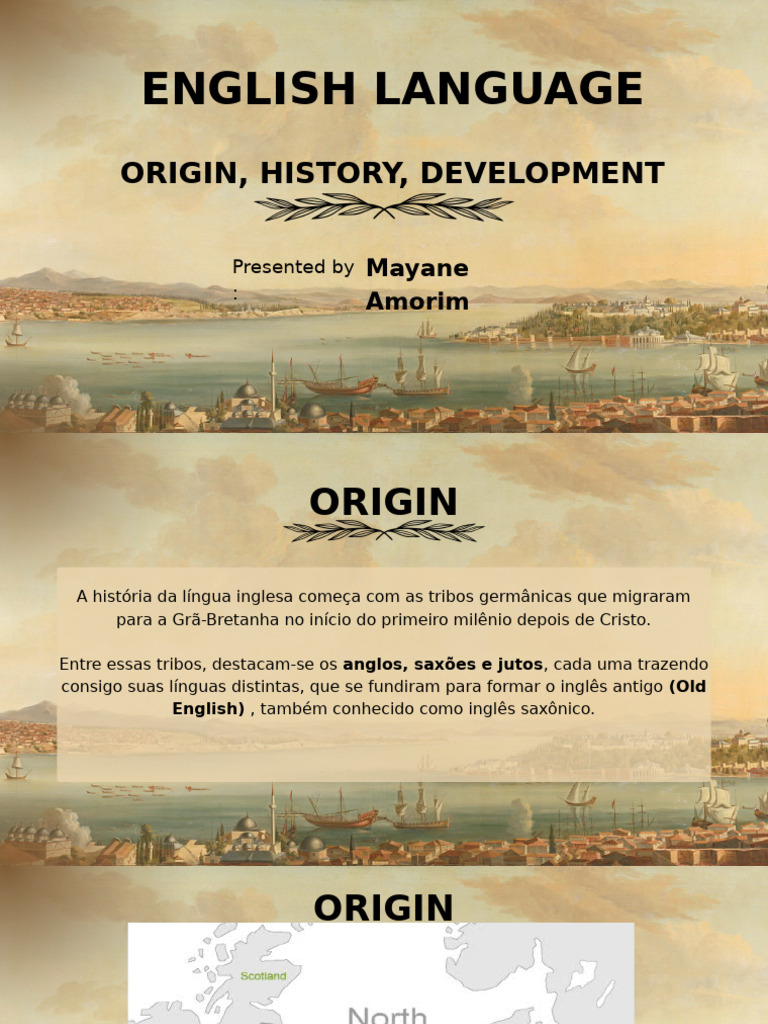 História da Língua Inglesa: Evolução e Influências | PDF | Império ...