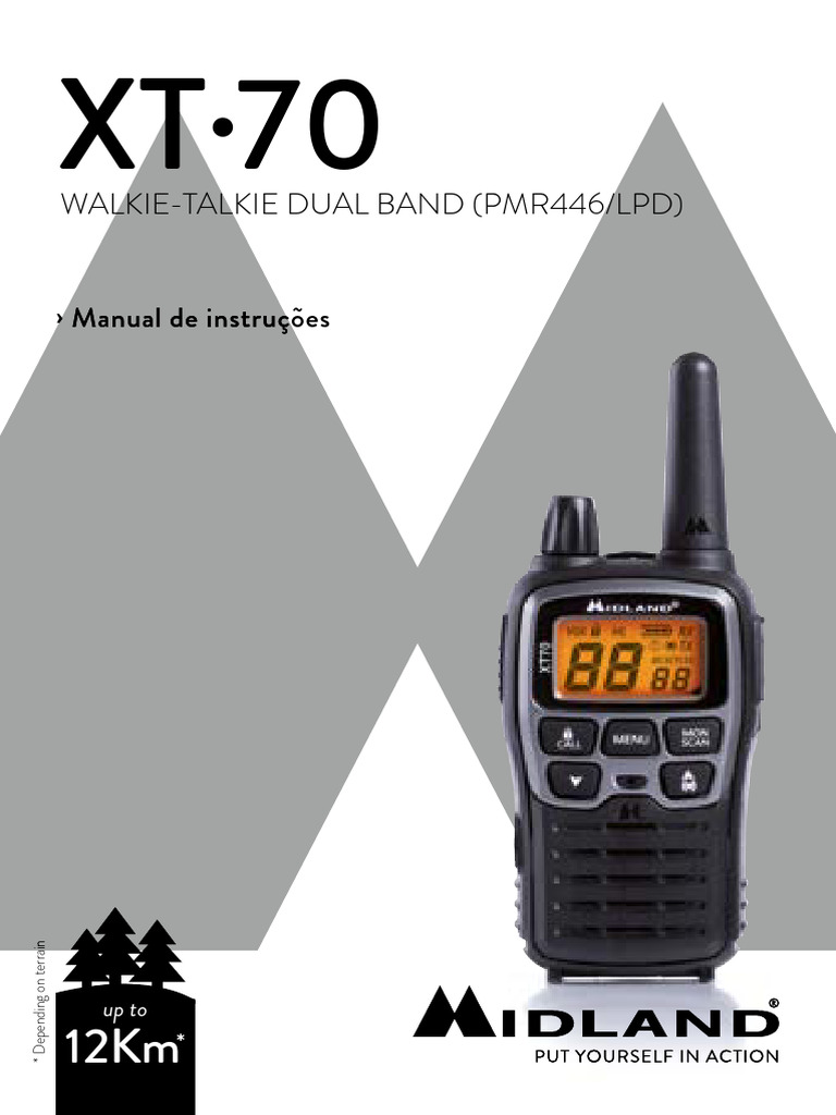 Manual XT70 Por | PDF | USB | Rádio